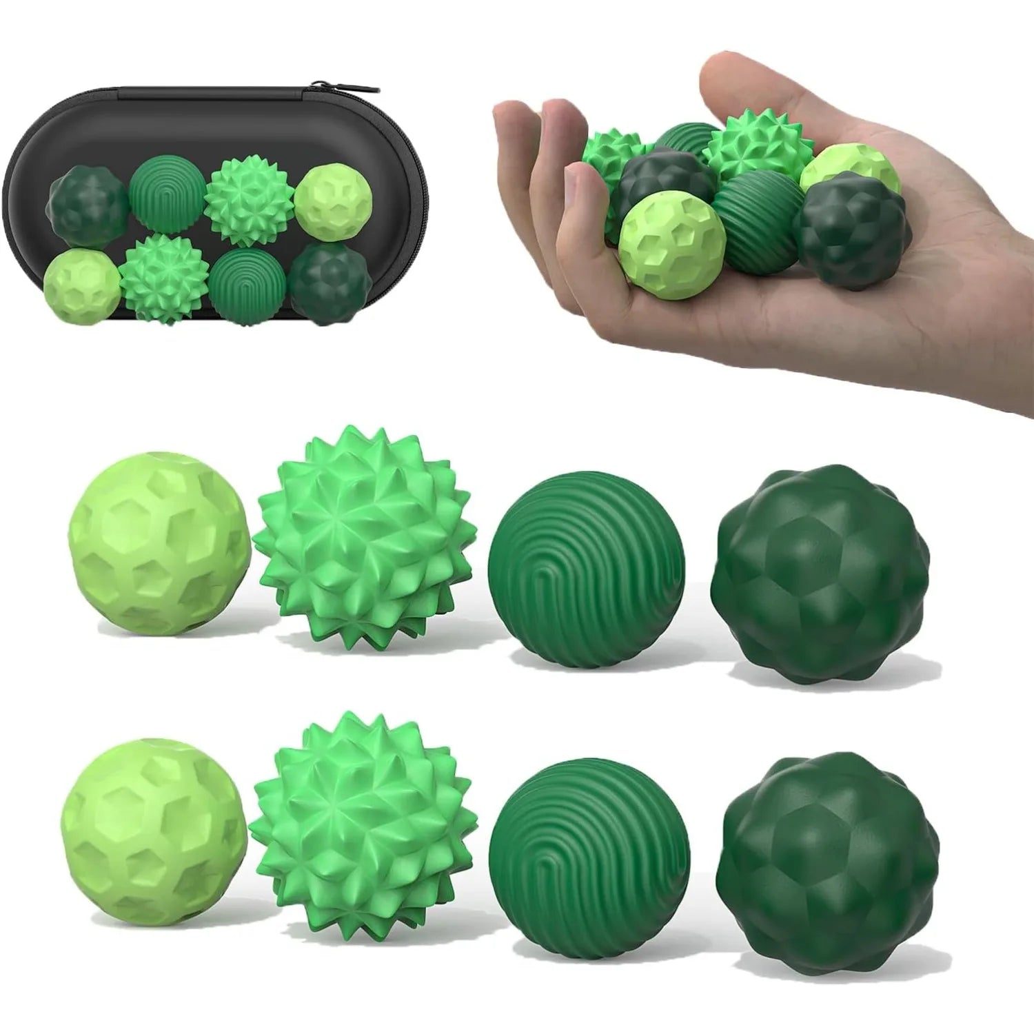 Kinect stress ball silicone material close-up showing premium quality