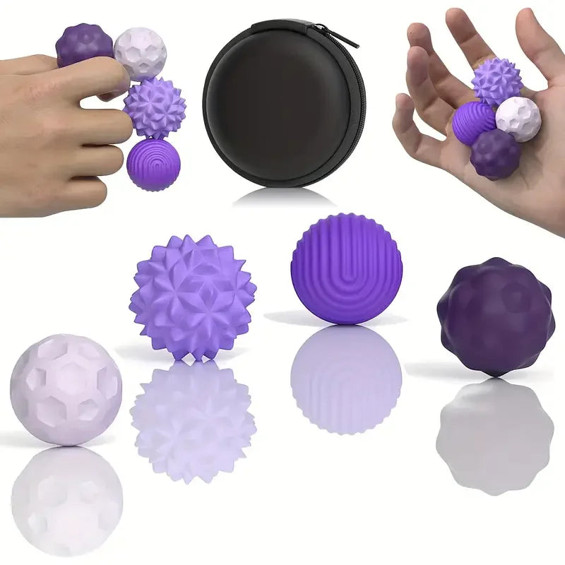 Kinect magnetic stress ball spiky texture finger pressure demonstration