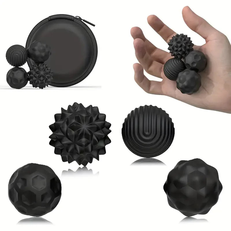 Kinect stress ball calming lifestyle — person relaxed at desk